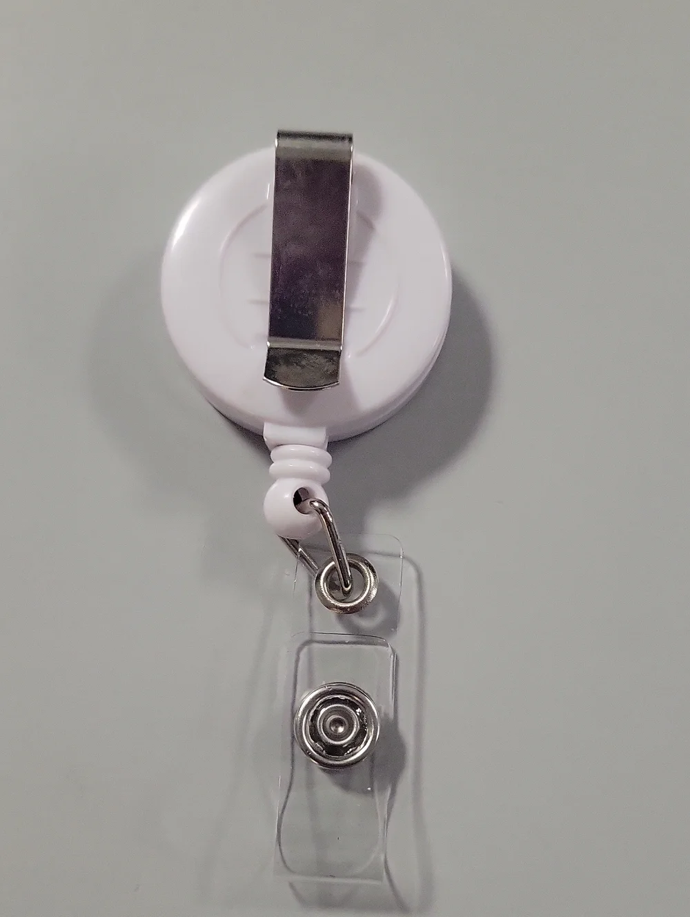 4/$20 Retractable Badge Reel - Black 